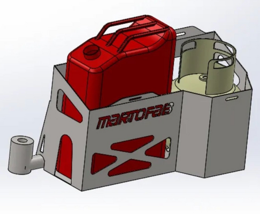Single Jerry Can/Gas Bottle holder